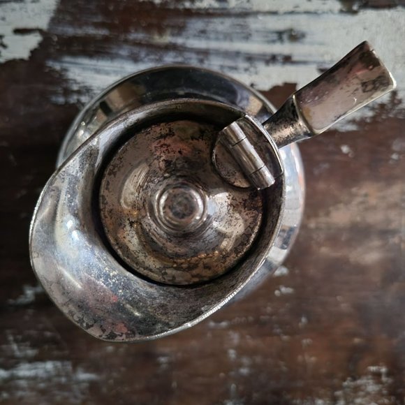 Vtg Grand Silver Co Wear-Brite Ritz-Carlton Hotel Silverplate Thermos Pitcher - Picture 5 of 10